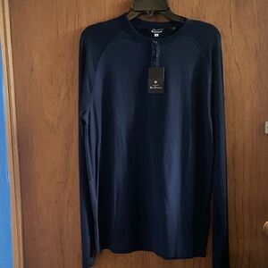 Ben Sherman Dark Blue Long Sleeve Tee